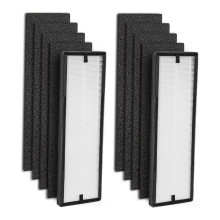 Eureka Nea-F1 Filtros De Aire HEPA Pleated Smoke True Air Purifer HEPA Replacement Filter for Eureka Nea120 with Activated Carbon Prefilter